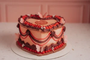 Mini cake corazón